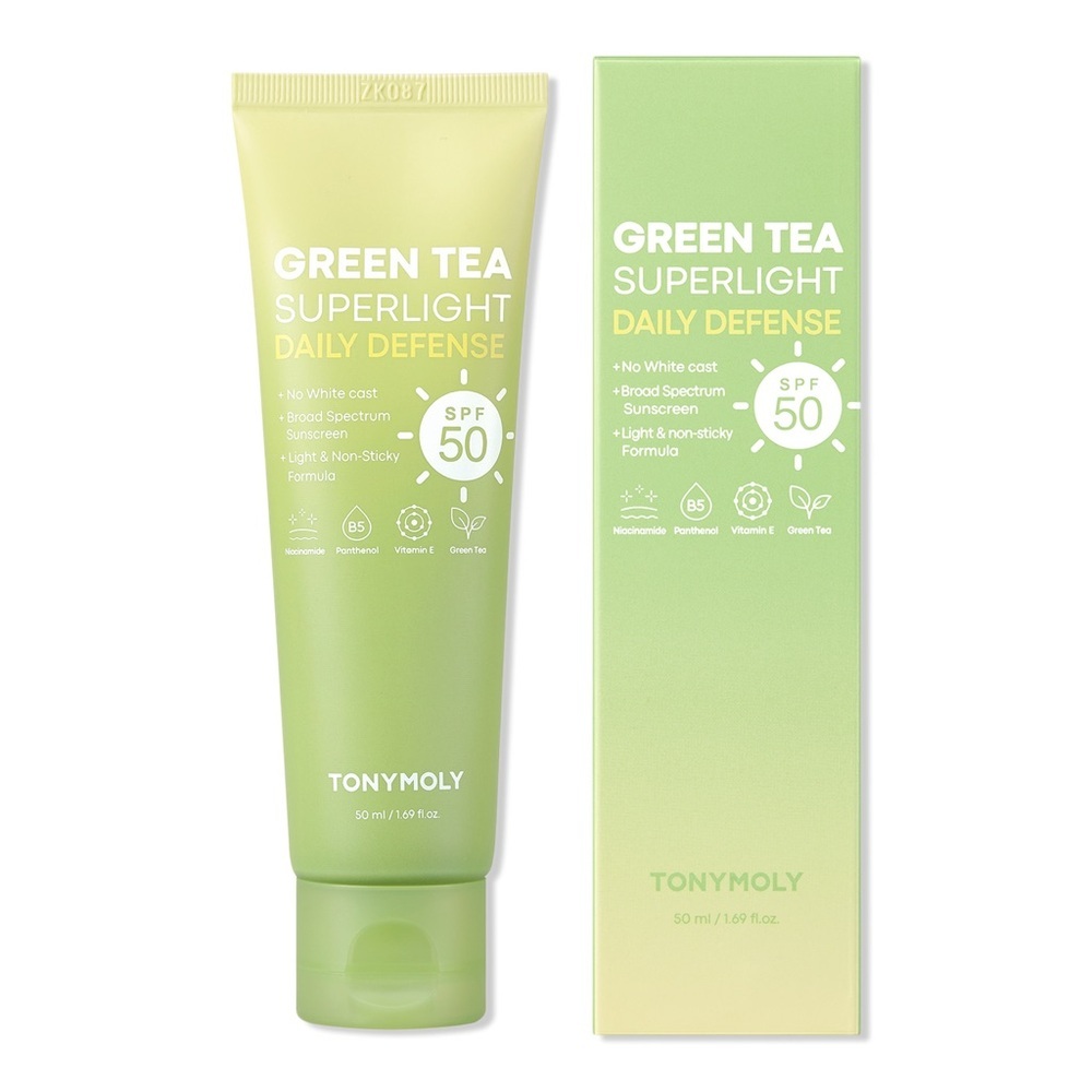 TonyMoly Green Tea Superlight Daily Defense Sun Screen SPF50 | NEW | Korean SPF